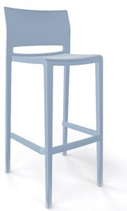 GABER - Barová židle BAKHITA - vysoká, světle modrá