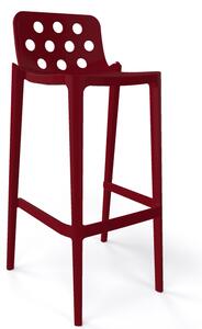 GABER - Barová židle ISIDORO 66 - nízká, vínová