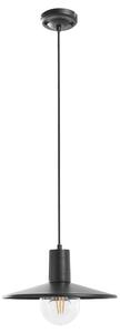Venkovní závěsná lampa BARALIA Kov Černá