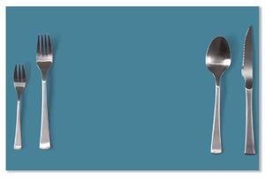 Sablio Prostírání Bledě modrá: 40x30cm