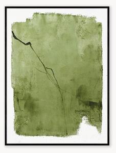 Ručně malovaný obraz na plátně Green Layer