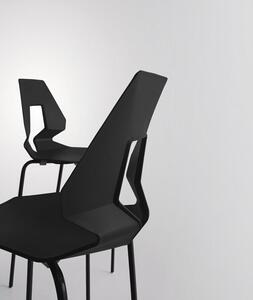 GABER - Barová židle PRODIGE - vysoká, černá/chrom