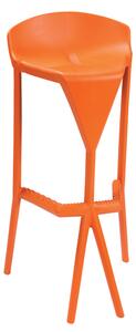 GABER - Barová židle SHIVER - vysoká, oranžová