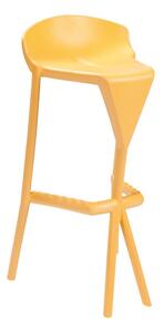 GABER - Barová židle SHIVER - vysoká, hořčičná