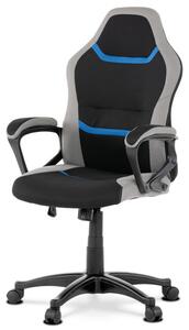 Dětská otočná židle černá KA-L611 BLUE