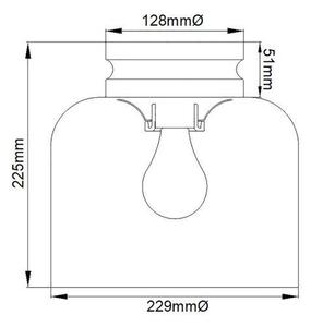 STROPNÍ SVÍTIDLO, 22.9/22.5 cm Elstead Lighting - Stropní svítidla