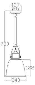 ZÁVĚSNÉ SVÍTIDLO, 24 /58.3 cm Elstead Lighting - Závěsná světla
