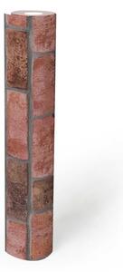 A.S. Création | Vliesová tapeta na zeď Elements 2 38812-1 | 0,53 x 10,05 m | růžová, šedá, oranžová