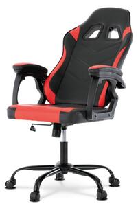 Herní židle černá / červená KA-L626 RED
