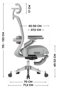 Kancelářská židle LeadPro 8.7 Grey