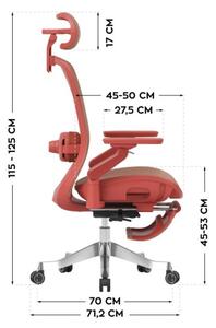Kancelářská židle LeadPro 8.7 Red