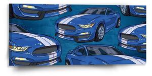 Sablio Obraz Mustang Pattern - 110x50 cm