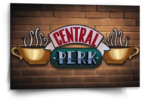Sablio Obraz Seriál přátelé CENTRAL PERK Cihly - 60x40 cm