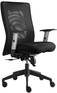 ALBA kancelářská židle LEXA bez podhlavníku, černá