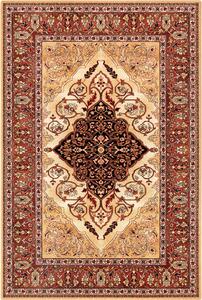 Vlněný koberec Agnella Isfahan Leyla Jantar - 100 x 180 cm