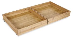 Šuplík pod dětskou postel 80x160 ALABANA - dub