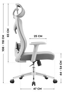 Kancelářská židle Manager 2.6 Grey