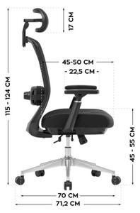 Masážní kancelářská židle Leadpro 6.0 Black