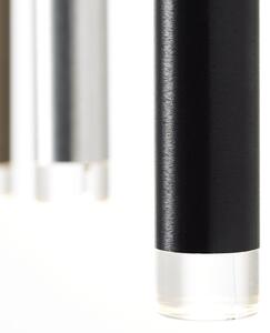 Brilliant -LED Stmívatelný lustr na lanku CEMBALO LED/60W/230V chrom/černá/hnědá