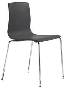 SCAB - Židle ALICE - antracitová/chrom