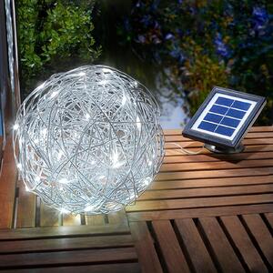 LED venkovní dekorační světlo Solar Alu-Wireball