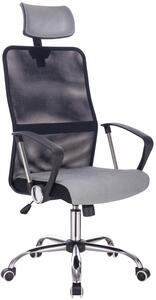 Mercury kancelářská židle PREZMA BLACK GREY černá/ šedá