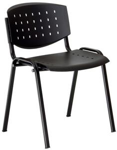 Alba konferenční plastová židle LAYER černá
