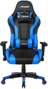 MERCURY Herní židle MRacer koženka, černo-modrá