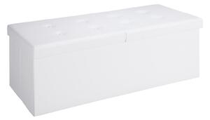 Deuba Lavice bílá – 114x38x38cm s úložným prostorem