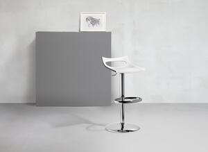 SCAB - Barová židle DIAVOLETTO - výškově stavitelná, antracitová/chrom