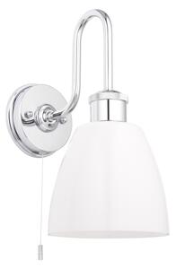 Endon 95506 -Koupelnové nástěnné svítidlo PIPER 1xE27/10W/230V IP44 lesklý chrom