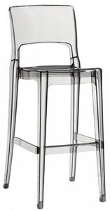 SCAB - Barová židle ISY ANTISHOCK vysoká - transparentní
