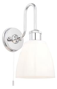 Endon 95506 -Koupelnové nástěnné svítidlo PIPER 1xE27/10W/230V IP44 lesklý chrom