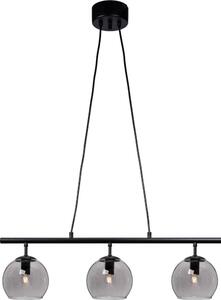 Cottex T2493SVG - Lustr na lanku CAPELLA 3xE14/40W/230V kouřová/černá