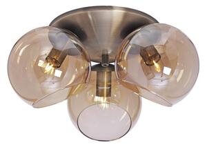 Cottex P2423AA - Stropní svítidlo CAPELLA 3xE14/40W/230V pr. 37 cm kouřová/hnědá