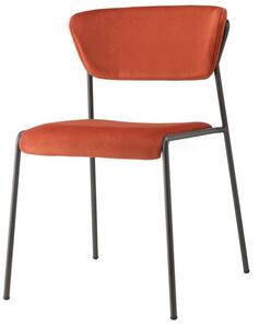 SCAB - Židle LISA - červená/antracitová