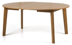 Jídelní stůl rozkládací kulatý SKANDI 95/195 cm