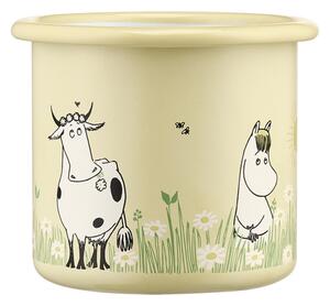 Muurla Hrnek Moomin Meadow 0,25l, smalt / žlutý