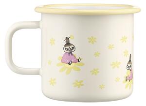 Muurla Hrnek Moomin Flowers 0,37l, smalt / žlutý
