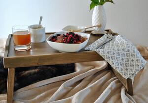 Comfortable snídaňový stolek do postele - antik - 55x34 cm