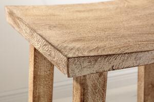 Přírodní dřevěná stolička Finca