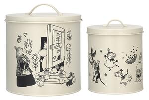Muurla Set dóz na pamlsky Moomin Pets 2 ks / 80. výročí