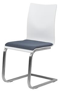 Jídelní židle pohupovací EDITA - bílá/černá