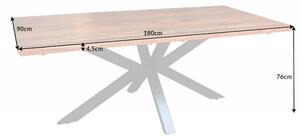 Jídelní stůl Galaxie II 180cm Sheeshamové dřevo
