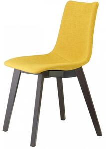 SCAB - Židle ZEBRA POP NATURAL - žlutá/wenge