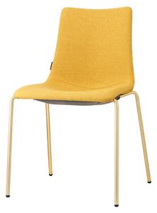 SCAB - Židle ZEBRA POP - žlutá/mosaz