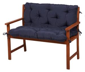 Tmavě modré zahradní podsedáky v sadě 2 ks – na lavici 50x100 cm Selby – Sun Garden