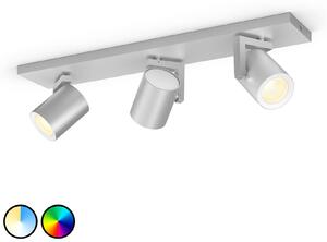 Philips Hue Argenta LED spot tři žárovky hliník