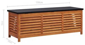 Zahradní úložný box 150x50x55 cm eukalyptus Dekorhome