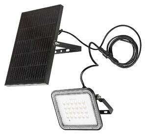 Rabalux 98077141 LED solární venkovní nástěnné svítidlo Melk | 7W integrovaný LED zdroj | 1000lm | 3000+4000+6500K